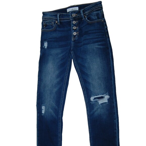 Kancan Jeans Size 3/25  Distressed Mid Rise - Picture 1 of 10